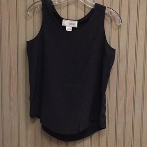 Solid silk tank